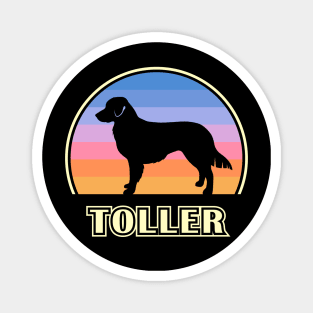 Toller Vintage Sunset Dog Magnet